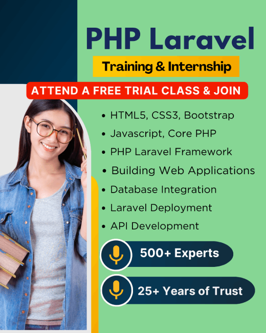 Php Laravel Training in Kolkata