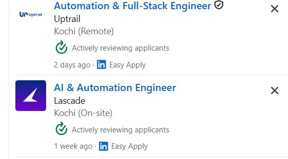 AI Automation with n8n & Make.com internship jobs in Navi Mumbai