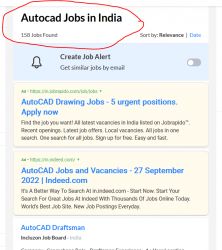 AutoCAD internship jobs in Chennai