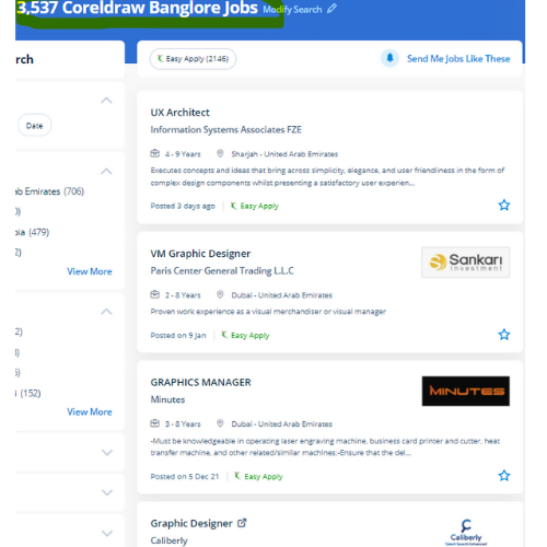 CorelDRAW internship jobs in Hyderabad