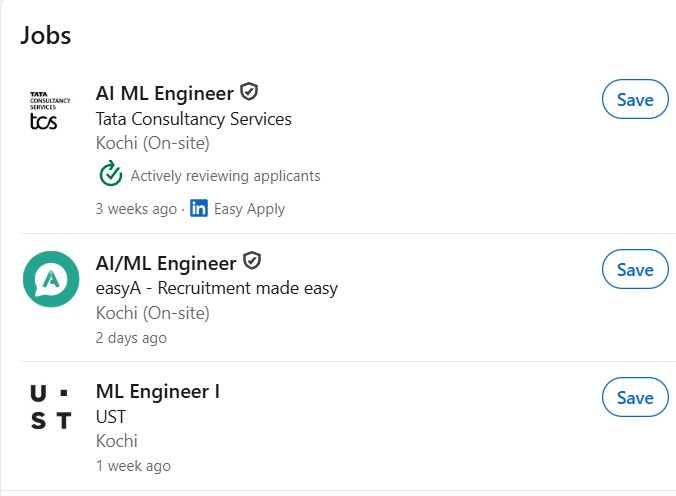 Machine Learning & Deep Learning internship jobs in Kozhikode