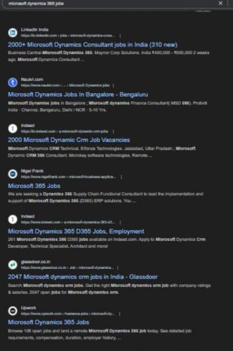 Microsoft Dynamics 365 internship jobs in Ahmedabad
