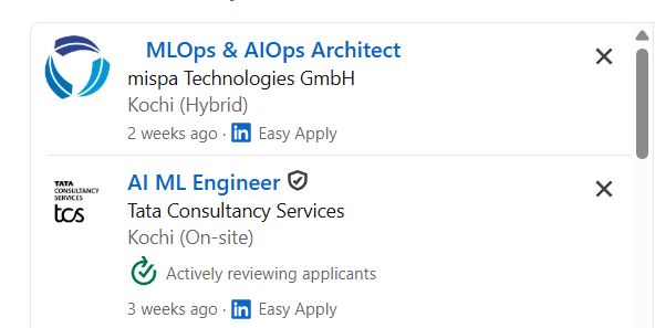 MLOps Engineering internship jobs in Indore