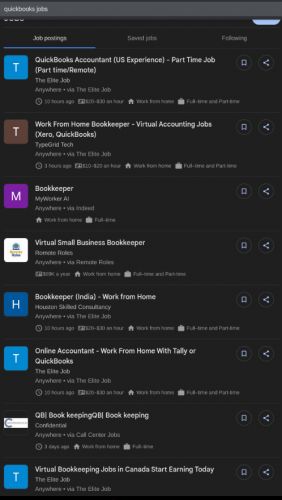 QuickBooks internship jobs in Chennai